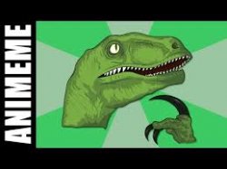 Thinking T-rex Meme Template