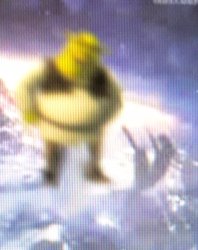 Shrek on a Mountain Meme Template