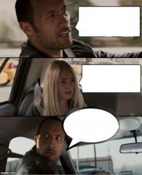 The rock car Meme Template