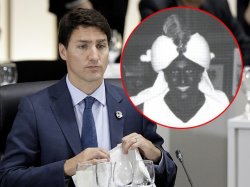 Trudeau Blackface Meme Template