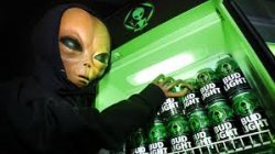stop drink aliens. Meme Template