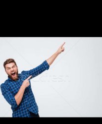 Man pointing Meme Template