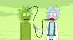 Toxic Rick and Detoxed Rick Combine Meme Template