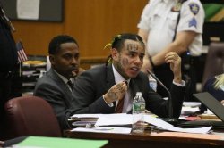 Tekashi in court Meme Template