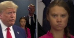 Trump and Greta Thunberg Meme Template