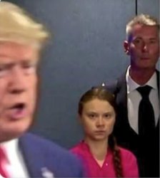 greta thunberg trump Meme Template