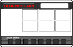trainer card template one Meme Template