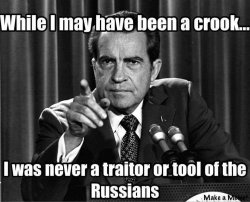 Nixon a patriotic crook Meme Template