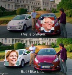 Warren & Sanders Meme Template