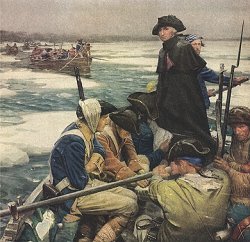 George Washington Crossing the Delaware River Meme Template