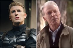 Captain America then and now Meme Template