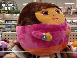 Dora the Fat Plush Meme Template