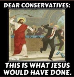 Jesus whips Trump Meme Template