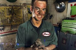 Greasy mechanic Meme Template