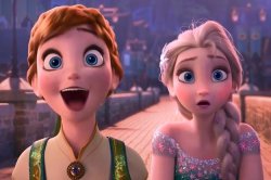 Frozen reaction "two types of reaction" Meme Template