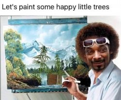 The Bob Ross of Memes Meme Template