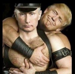 Trump Putin leather bears Meme Template