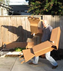 Giant Cardboard Robot Arms Meme Template