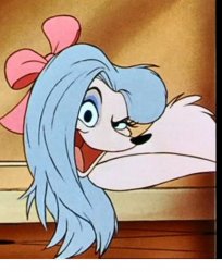 Georgette of Oliver and company Meme Template