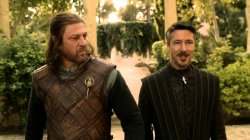 Ned Stark and Littlefinger walking Meme Template