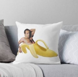 Nicholas Cage Banana Pillow Meme Template