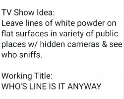 TV Show Who's Line Is It Meme Template