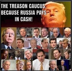 Trump TRAITOR Caucus Paid in Cash Meme Template