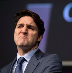 Justine Trudeau Scowl Meme Template