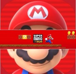 Censored eye Mario run Meme Template