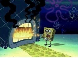 Spongebob House Burning Meme Template