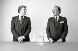 Donald and Fred Trump, father and son criminals Meme Template