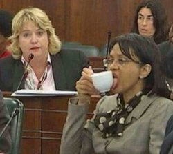 licking coffee cup Meme Template