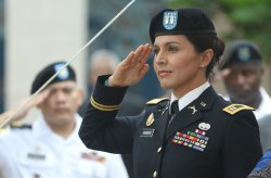 Tulsi Gabbard salute Meme Template