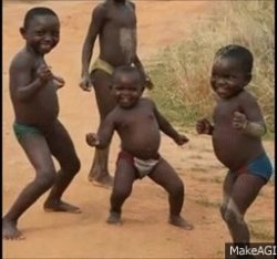 africian baby dancing Meme Template