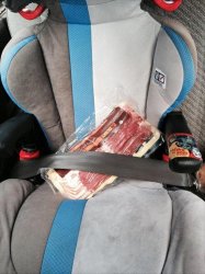 Baby seat bacon Meme Template