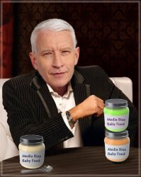Anderson Cooper most interesting babyfood man Meme Template