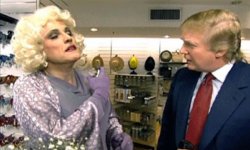 Rudy Giuliani in Drag with Donald Trump Meme Template