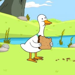 duck eating bread Meme Template