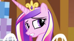 Princess Cadance looking Shining Armor is crying Meme Template