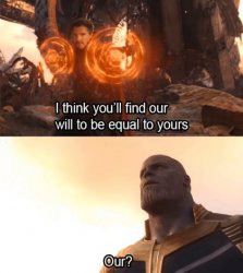 Infinity war Meme Template