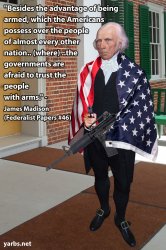 James Madison with AR-15 Meme Template