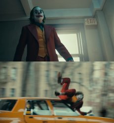 Joker Gets Hit By A Car Meme Template
