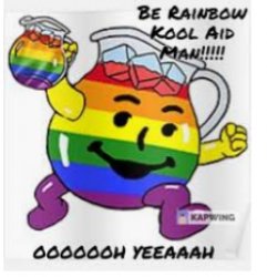 rainbow KoOlAid Meme Template