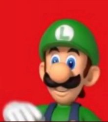 Luigi says wtf Meme Template