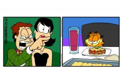 John Yelling At Garfield Meme Template