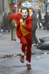 Joker running Meme Template
