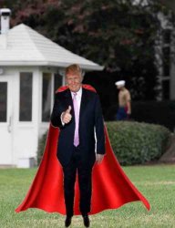 Trump Superhero To His Own Shit He Created Meme Template