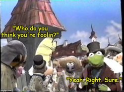 Muppets classic theater who do you think you're foolin Meme Template