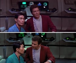 Kirk Sulu Star Trek III Meme Template