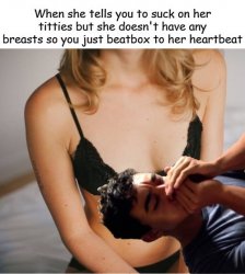 No Titties Heartbeat Beat Box Meme Template